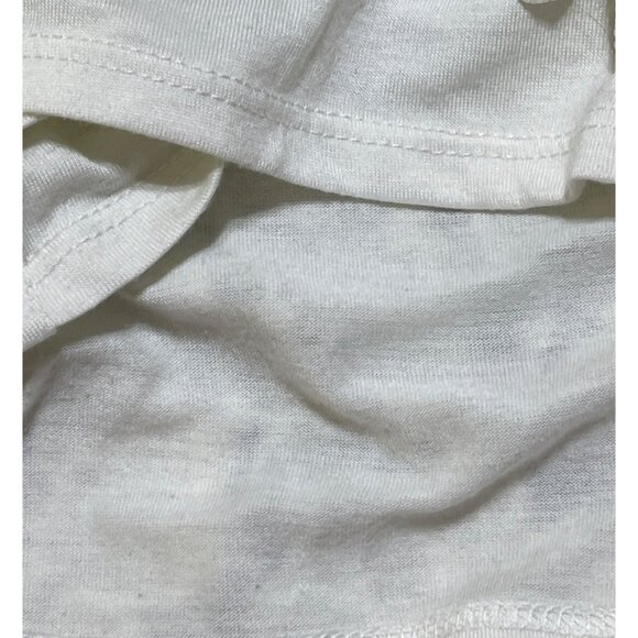 Cato Lace Overlay T-Shirt Top Cream XL Extra Large Short Sleeve - Picture 6 of 9